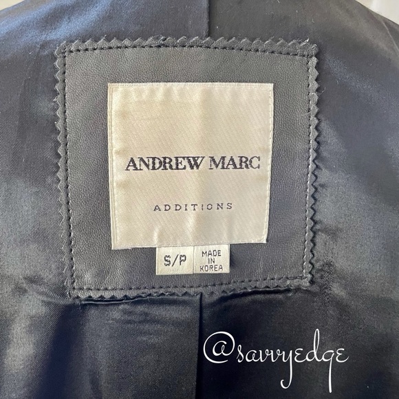 Andrew Marc Lamb Leather Jacket - Picture 13 of 15